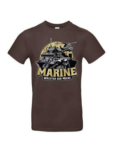Marine Wächter der Meere Men's Navy T-Shirt | grobejungs.de