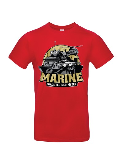 Marine Wächter der Meere Men's Navy T-Shirt | grobejungs.de