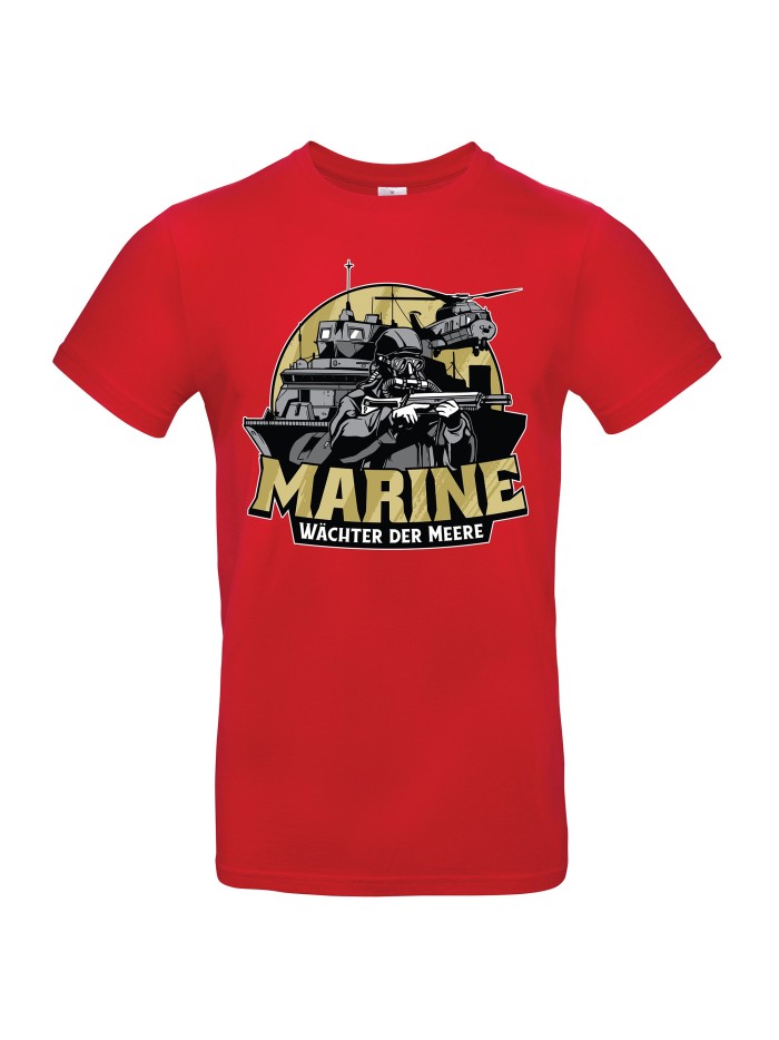 Marine Wächter der Meere Men's Navy T-Shirt | grobejungs.de
