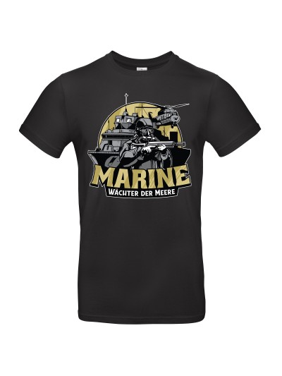 Marine Wächter der Meere Men's Navy T-Shirt | grobejungs.de