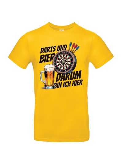 Darts & Bier Men's Darts T-Shirt | grobejungs.de