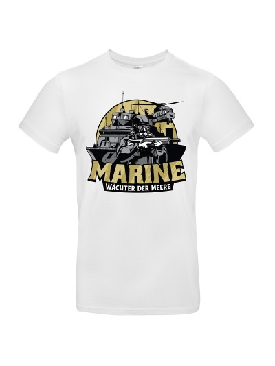 Marine Wächter der Meere Men's Navy T-Shirt | grobejungs.de