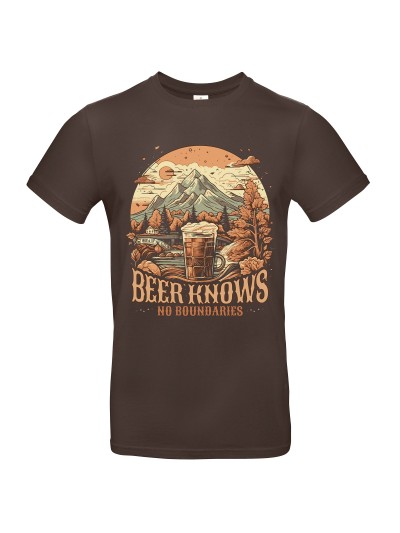 Beer Knows No Boundaries Men's T-Shirt | grobejungs.de