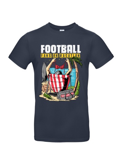Herren T-Shirt Football Fans On Vacation | grobejungs.de