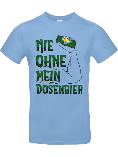 Nie ohne mein Dosenbier Men's T-Shirt | grobejungs.de