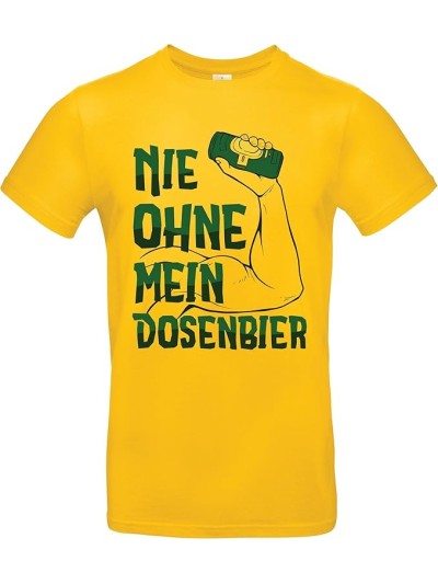 Nie ohne mein Dosenbier Men's T-Shirt | grobejungs.de