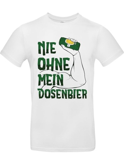 Nie ohne mein Dosenbier Men's T-Shirt | grobejungs.de