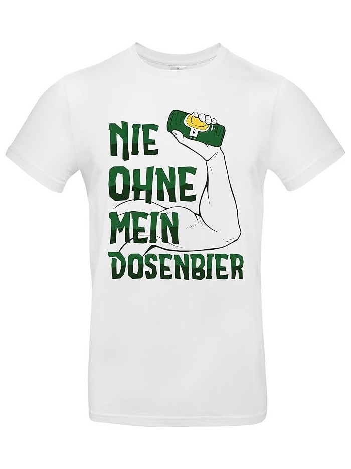 Nie ohne mein Dosenbier Men's T-Shirt | grobejungs.de