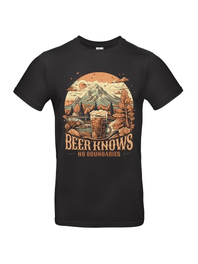 Beer Knows No Boundaries Men's T-Shirt | grobejungs.de