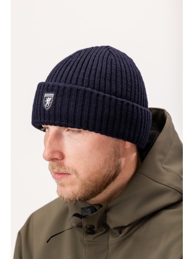PGwear Navy Beanie with Zip Eye Slit | grobejungs.de