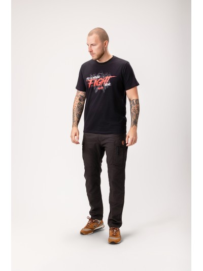 PGwear Never Fight Alone T-Shirt, Black | grobejungs.de
