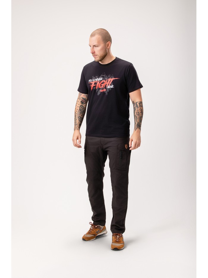 T-Shirt Never Fight Alone PGwear Hooligan Shirt