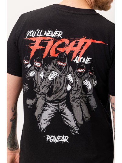 T-Shirt Never Fight Alone PGwear Hooligan Shirt