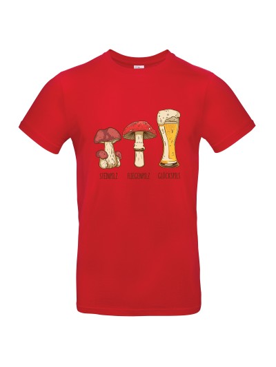 Glückspils Men's Mushroom Beer T-Shirt | grobejungs.de