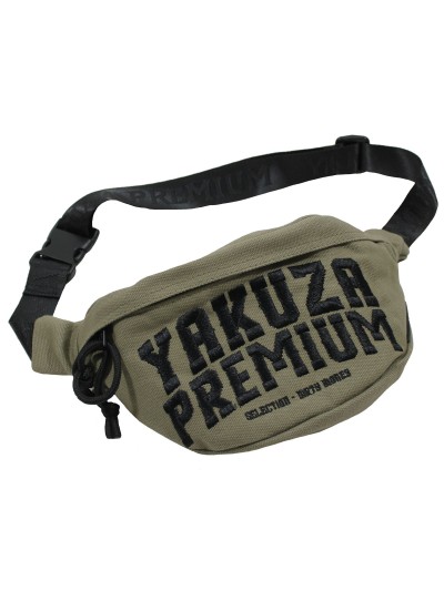 Gürteltasche 3572 Dark Olive mit schwarzem College Stick