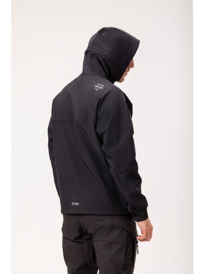 Full Face Softshelljacke Struggle Schwarz