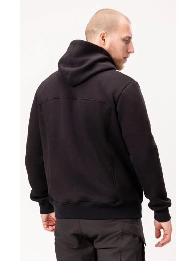 Full Face Zip Hoodie mit Sturmhaube Soody Schwarz