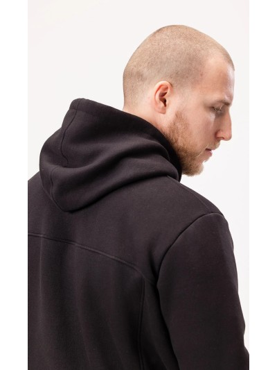 Full Face Zip Hoodie mit Sturmhaube Soody Schwarz