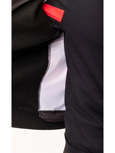 Full Face Zip Hoodie mit Sturmhaube Soody Schwarz