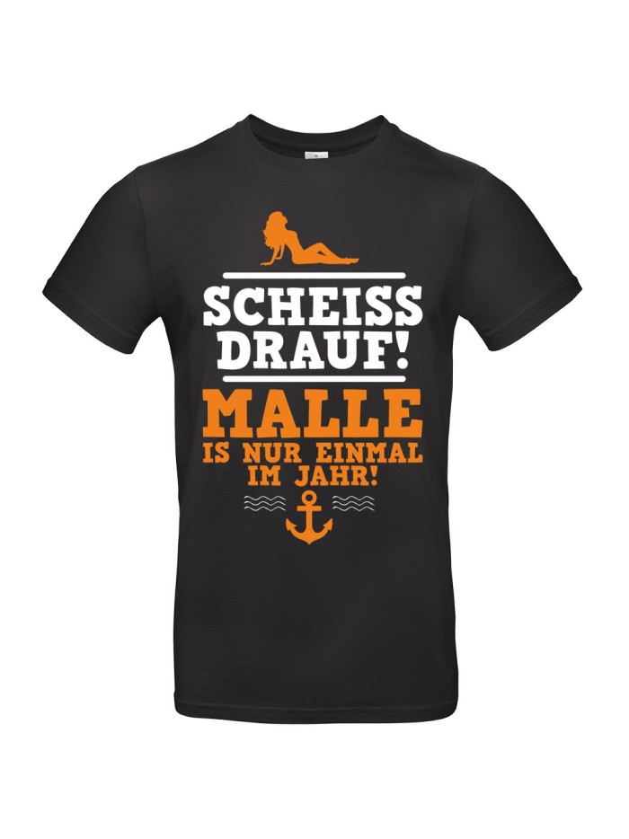 Malle ist nur einmal im Jahr! Herren T-Shirt