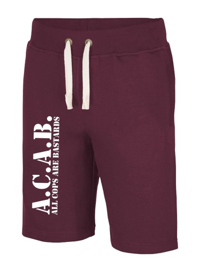 ACAB Stencil Shorts – kurze Jogginghose | Grobe Jungs