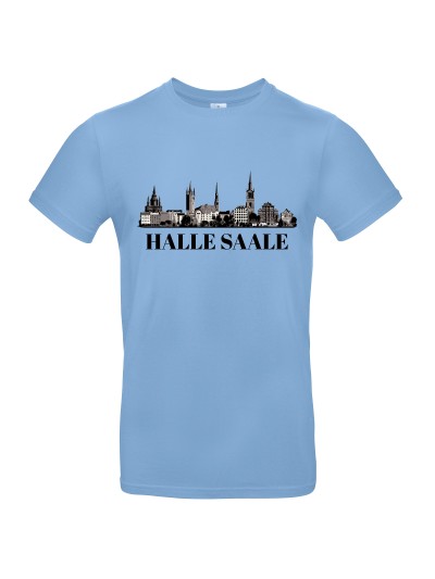 Halle Saale Skyline Men's City T-Shirt | grobejungs.de