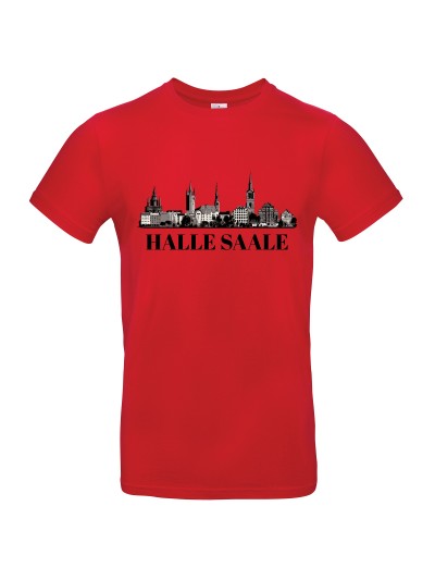 Halle Saale Skyline Men's City T-Shirt | grobejungs.de