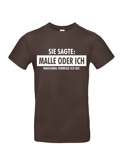 Malle oder ich Men's T-Shirt | grobejungs.de
