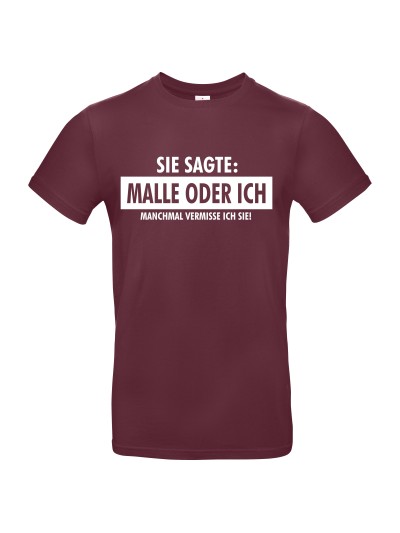 Malle oder ich Men's T-Shirt | grobejungs.de