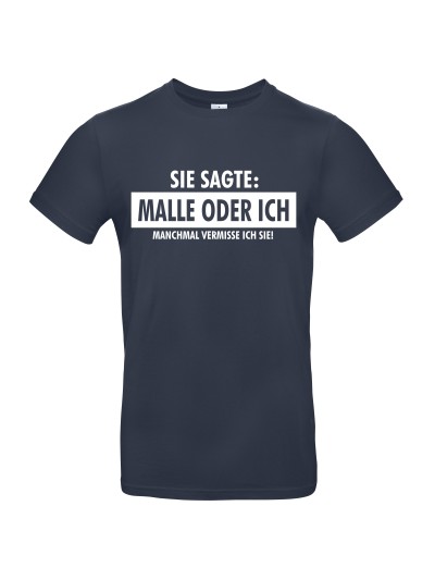 Malle oder ich Men's T-Shirt | grobejungs.de
