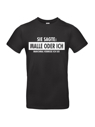 Malle oder ich Men's T-Shirt | grobejungs.de