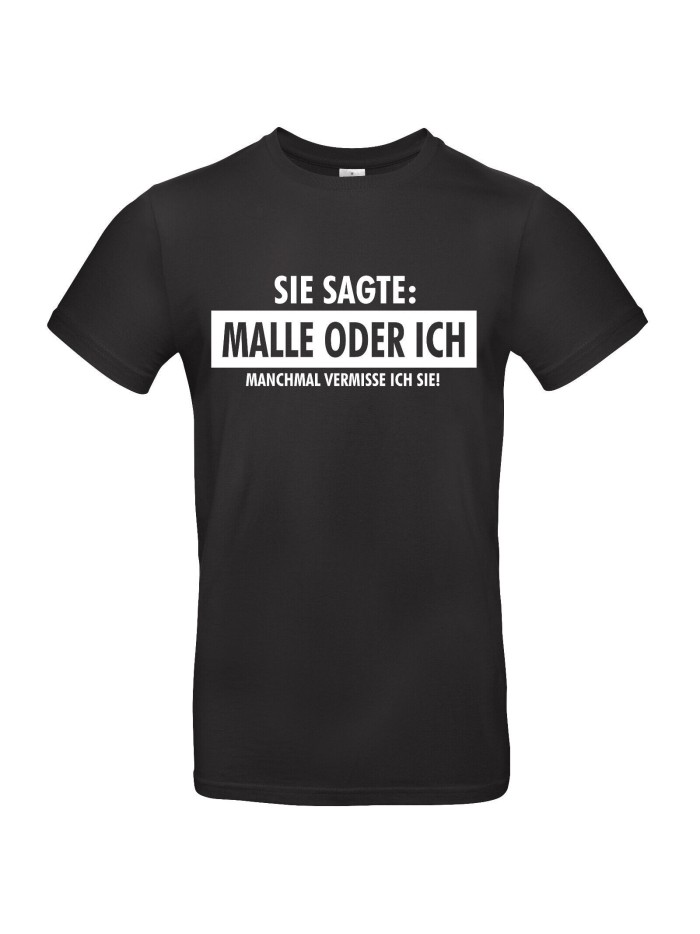Malle oder ich Men's T-Shirt | grobejungs.de