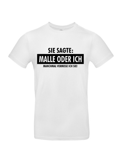 Malle oder ich Men's T-Shirt | grobejungs.de