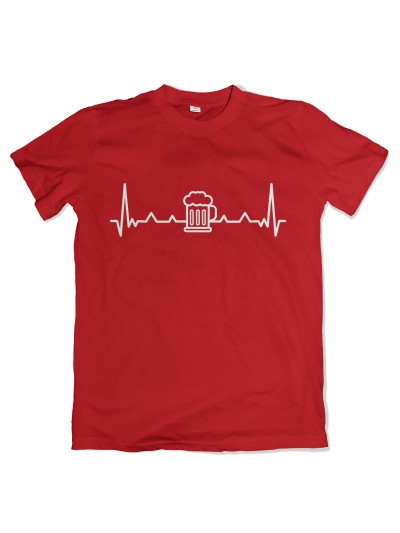 Bier Herzschlag T-Shirt