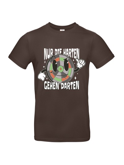 Nur die Harten gehen Darten Men's T-Shirt | grobejungs.de