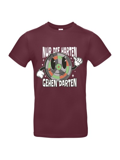 Nur die Harten gehen Darten Men's T-Shirt | grobejungs.de