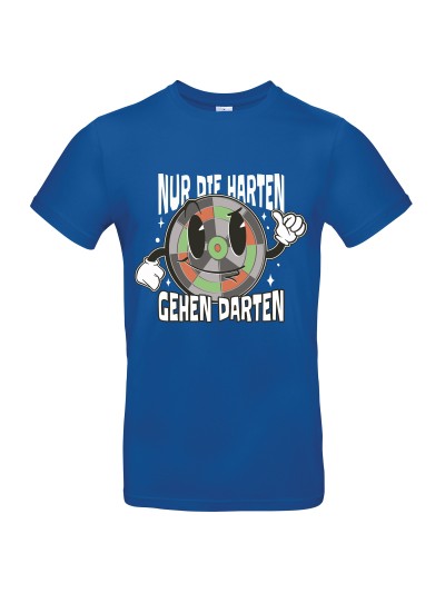 Nur die Harten gehen Darten Men's T-Shirt | grobejungs.de