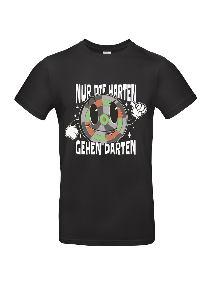 Nur die Harten gehen Darten Men's T-Shirt | grobejungs.de