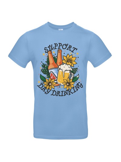 Support Day Drinking Men's T-Shirt | grobejungs.de