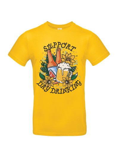 Support Day Drinking Men's T-Shirt | grobejungs.de