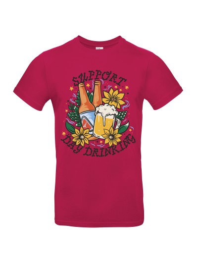 Support Day Drinking Men's T-Shirt | grobejungs.de