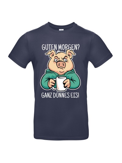 Guten Morgen Ganz dünnes Eis Men's T-Shirt | grobejungs.de