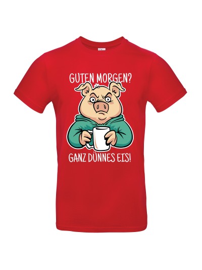 Guten Morgen Ganz dünnes Eis Men's T-Shirt | grobejungs.de
