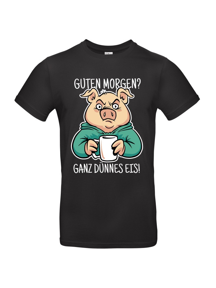Guten Morgen Ganz dünnes Eis Men's T-Shirt | grobejungs.de