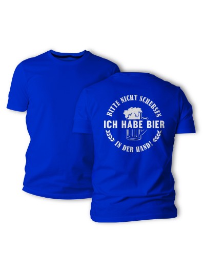 Bitte Nicht Schubsen Men's T-Shirt, Back Print | grobejungs.de