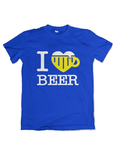 I Love Beer Men's T-Shirt with Tankard Heart | grobejungs.de