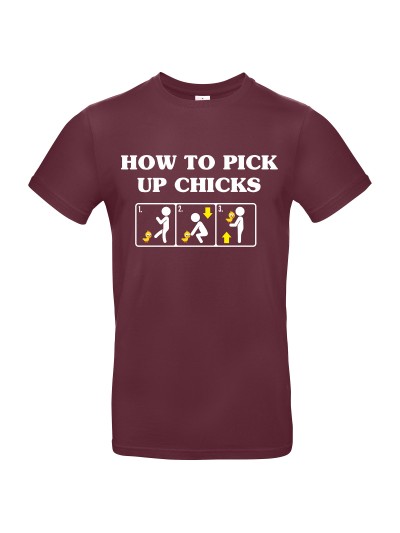 How To Pick Up Chicks Men's T-Shirt | grobejungs.de