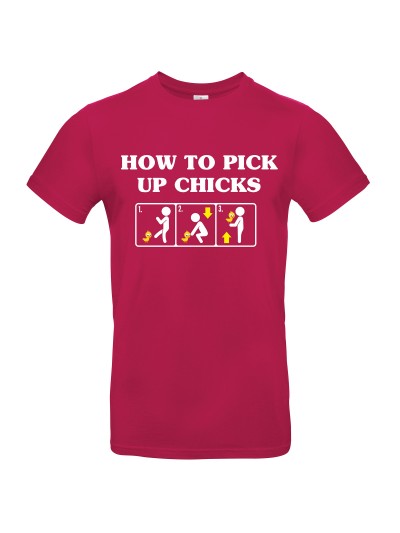 How To Pick Up Chicks Men's T-Shirt | grobejungs.de