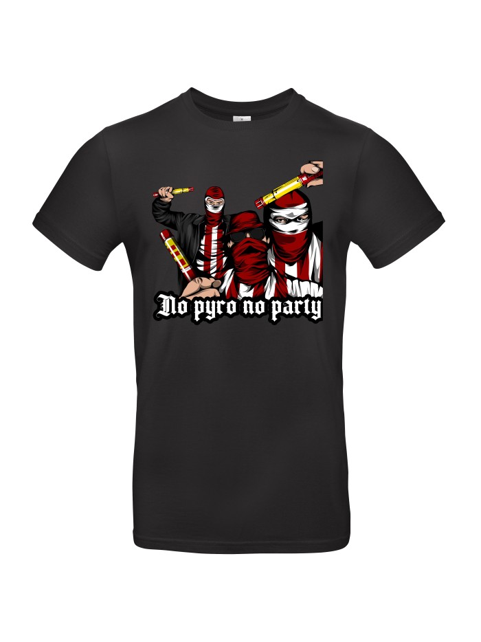 No Pyro No Party Ultras Men's T-Shirt | grobejungs.de