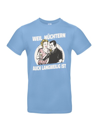 Nüchtern Langweilig Retro Men's T-Shirt | grobejungs.de